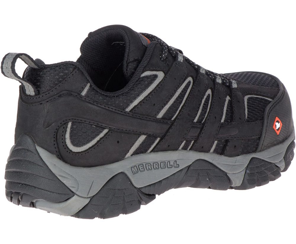 Tenis Senhora - Merrell Moab Vertex Vent Comp Toe Work - Pretas - DJF680372